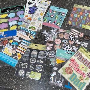 Scrapbook stickers
